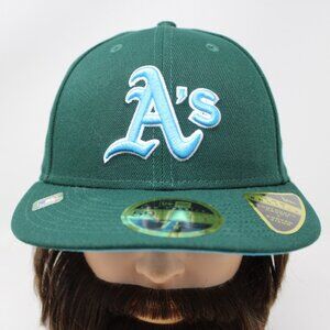 Oakland A's Hat NWT Mens 7 1/8 Father's‎ Day Low Profile New Era 59FIFTY Fitted